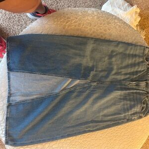 Classic Old Navy Blue Denim Skirt
